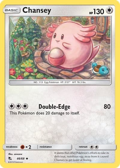 Chansey (#47 Pikachu Stamped) Battle Academy Pokemon card