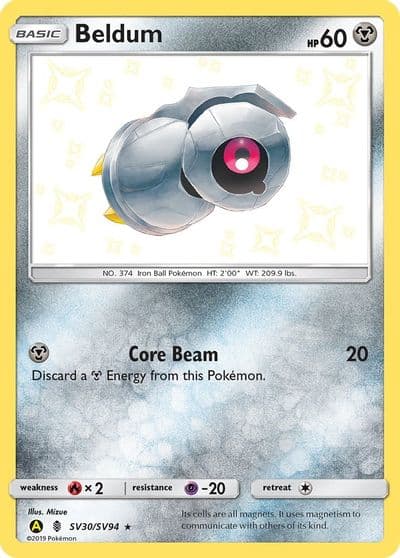 Beldum Hidden Fates: Shiny Vault Pokemon card