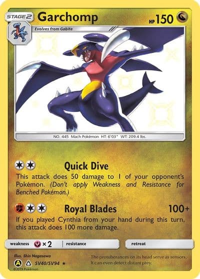 Garchomp Hidden Fates: Shiny Vault Pokemon card