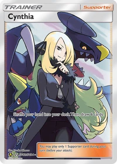 Cynthia Hidden Fates: Shiny Vault Pokemon card