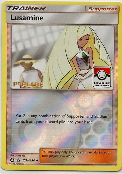 Lusamine - 153a/156 (League Challenge) [1st Place] League & Championship Cards Pokemon card
