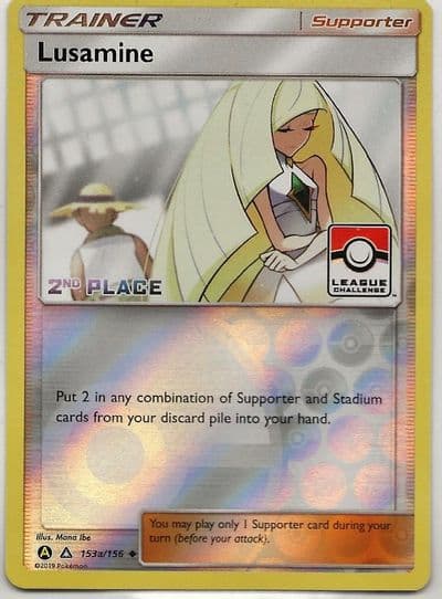 Lusamine - 153a/156 (League Challenge) [2nd Place] League & Championship Cards Pokemon card