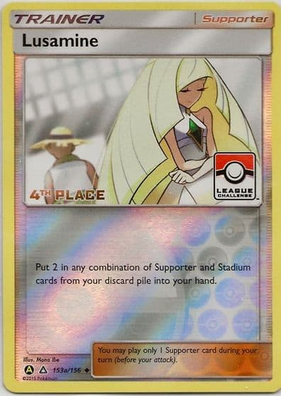 Lusamine - 153a/156 (League Challenge) [4th Place] League & Championship Cards Pokemon card