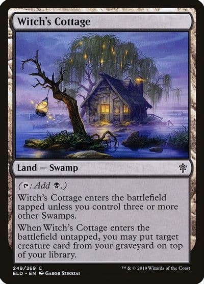 Witchs Cottage Throne of Eldraine Magic card
