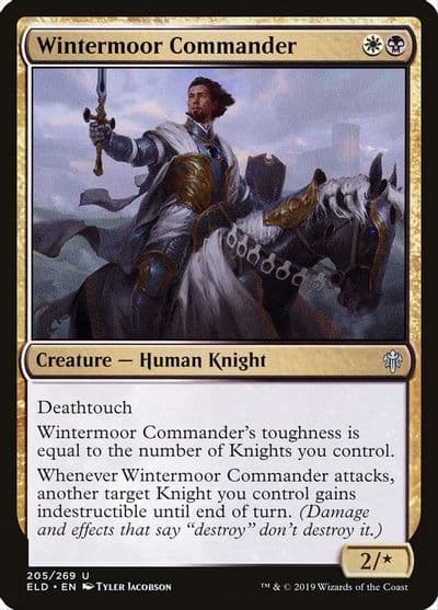 Wintermoor Commander Throne of Eldraine Magic card