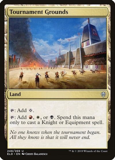Tournament Grounds Throne of Eldraine Magic card