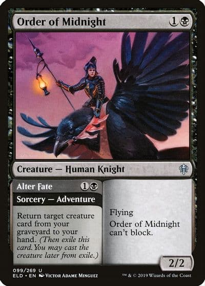 Order of Midnight Throne of Eldraine Magic card