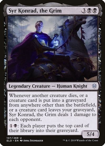 Syr Konrad the Grim Throne of Eldraine Magic card