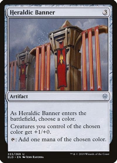 Heraldic Banner Throne of Eldraine Magic card