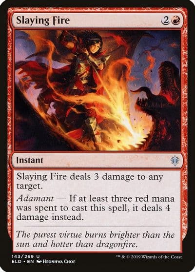 Slaying Fire Throne of Eldraine Magic card