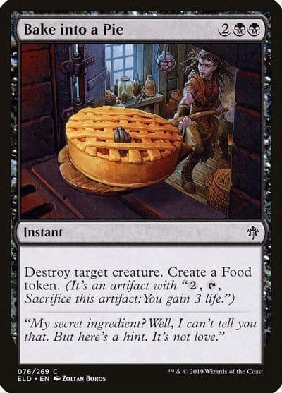 Bake into a Pie Throne of Eldraine Magic card