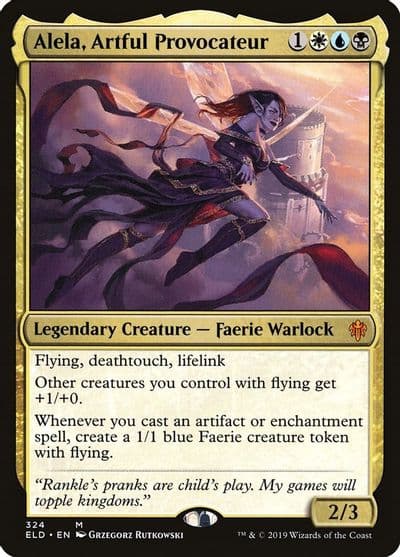 Alela Artful Provocateur Throne of Eldraine Magic card