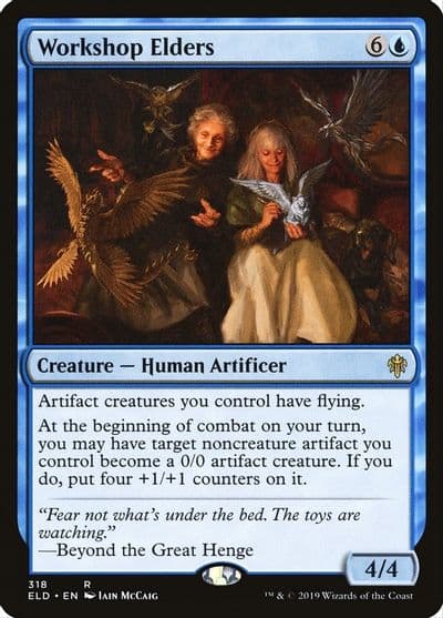 Workshop Elders Throne of Eldraine Magic card