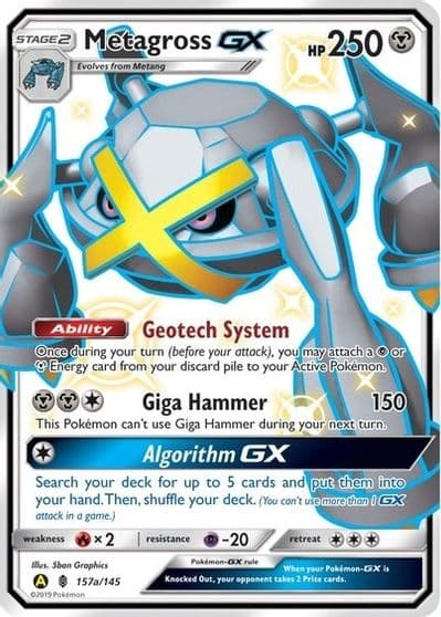 Metagross GX - 157a/145 Alternate Art Promos Pokemon card