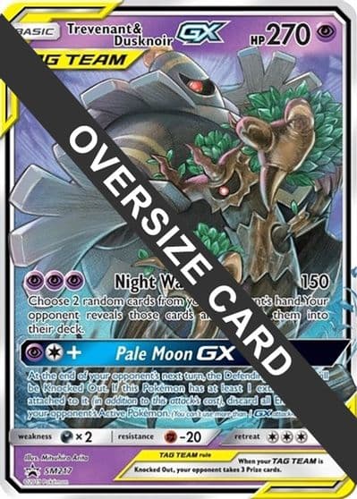 Trevenant & Dusknoir GX - SM217 Jumbo Cards Pokemon card