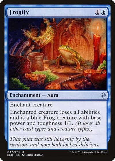 Frogify Throne of Eldraine Magic card