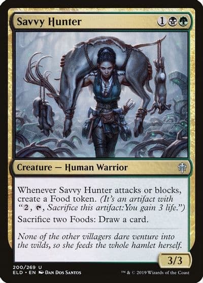 Savvy Hunter Throne of Eldraine Magic card