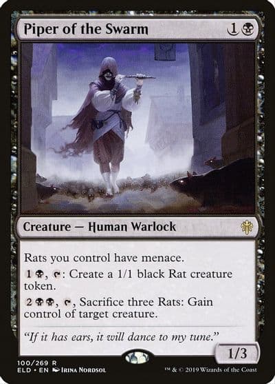 Piper of the Swarm Throne of Eldraine Magic card