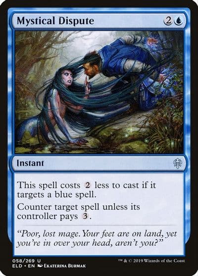 Mystical Dispute Throne of Eldraine Magic card