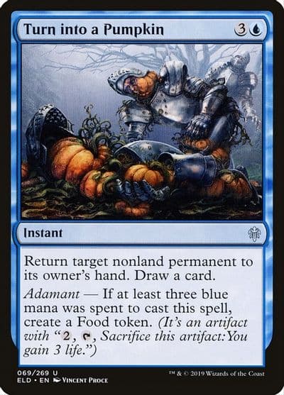 Turn into a Pumpkin Throne of Eldraine Magic card
