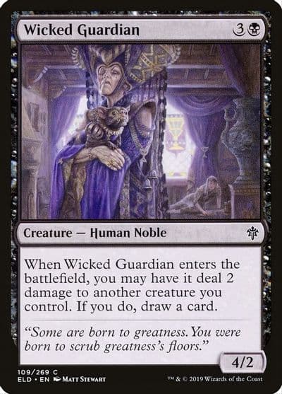 Wicked Guardian Throne of Eldraine Magic card