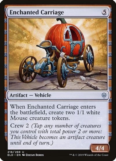 Enchanted Carriage Throne of Eldraine Magic card