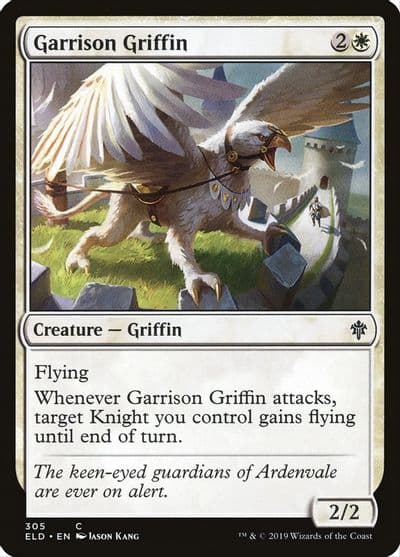 Garrison Griffin Throne of Eldraine Magic card