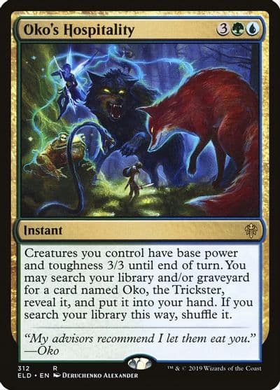 Okos Hospitality Throne of Eldraine Magic card