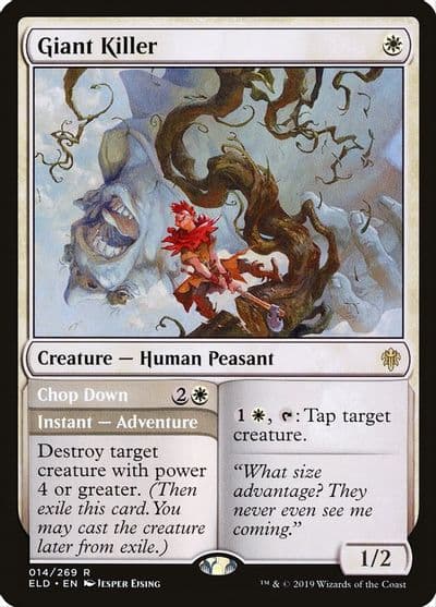 Giant Killer Throne of Eldraine Magic card