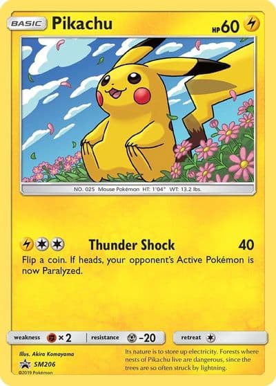 Pikachu - SM206 SM Promos Pokemon card