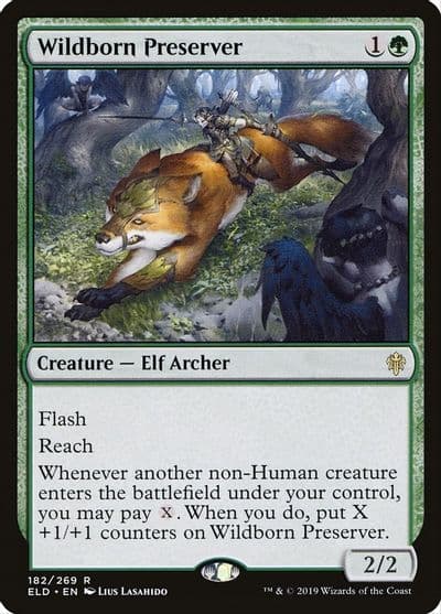 Wildborn Preserver Throne of Eldraine Magic card