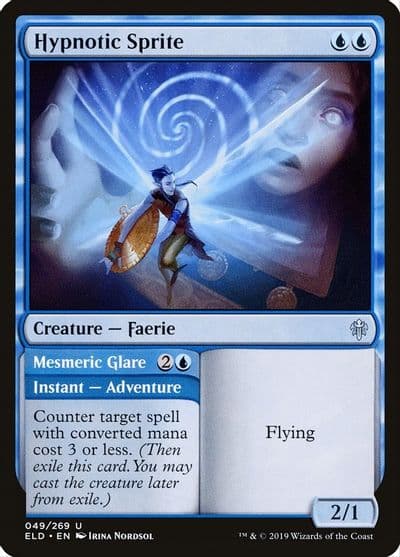 Hypnotic Sprite Throne of Eldraine Magic card