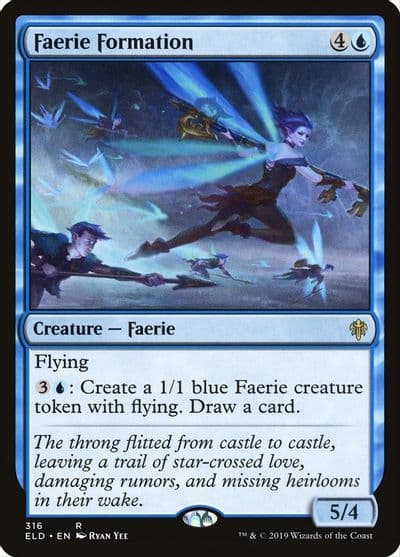 Faerie Formation Throne of Eldraine Magic card