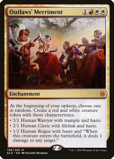 Outlaws Merriment Throne of Eldraine Magic card