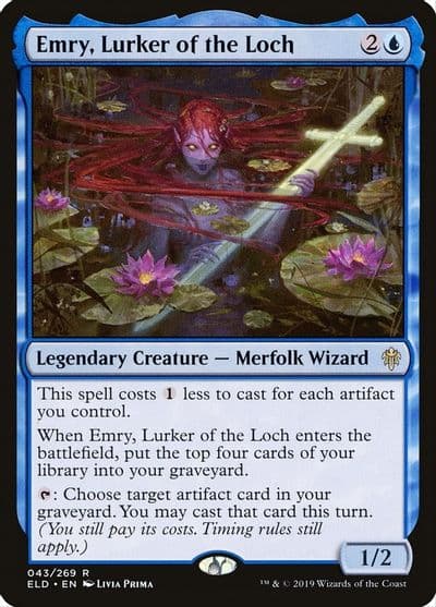 Emry Lurker of the Loch Throne of Eldraine Magic card