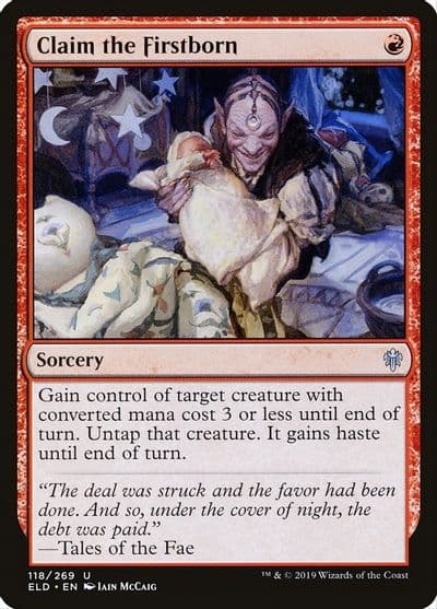 Claim the Firstborn Throne of Eldraine Magic card