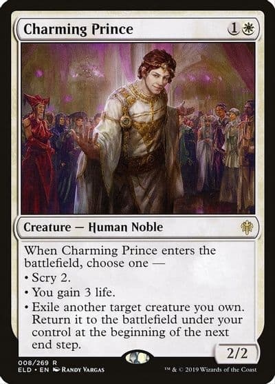 Charming Prince Throne of Eldraine Magic card