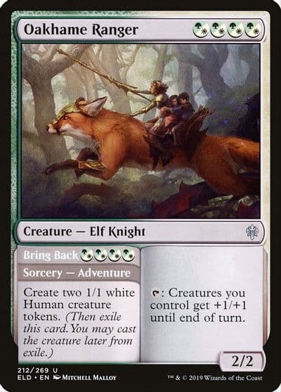 Oakhame Ranger Throne of Eldraine Magic card