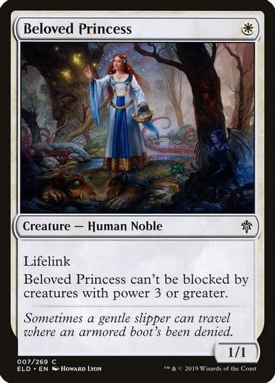 Beloved Princess Throne of Eldraine Magic card