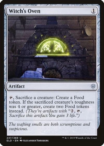 Witchs Oven Throne of Eldraine Magic card