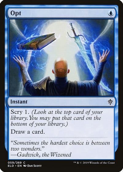 Opt Throne of Eldraine Magic card