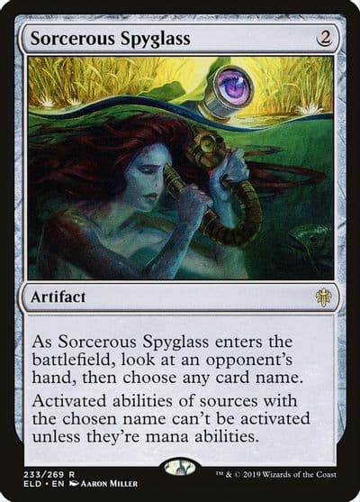 Sorcerous Spyglass Throne of Eldraine Magic card