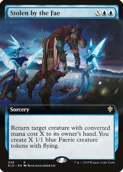 Stolen by the Fae Extended Art Throne of Eldraine Magic card