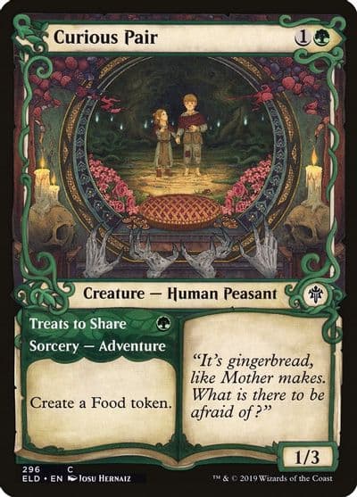 Curious Pair Showcase Throne of Eldraine Magic card