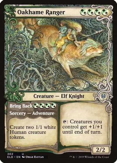 Oakhame Ranger Showcase Throne of Eldraine Magic card