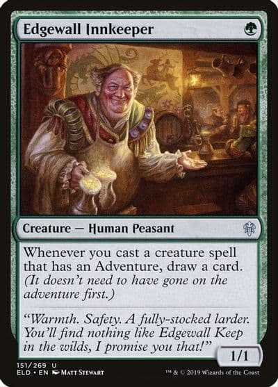Edgewall Innkeeper Throne of Eldraine Magic card