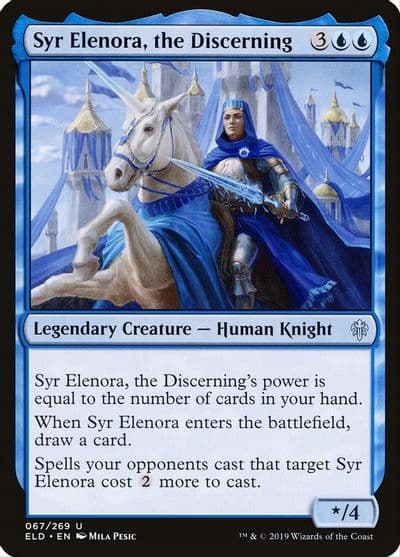 Syr Elenora the Discerning Throne of Eldraine Magic card