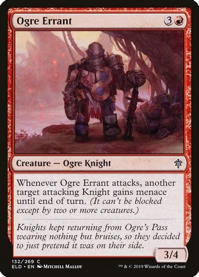 Ogre Errant Throne of Eldraine Magic card