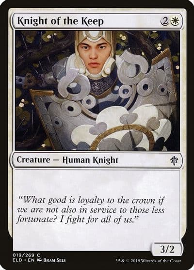 Knight of the Keep Throne of Eldraine Magic card