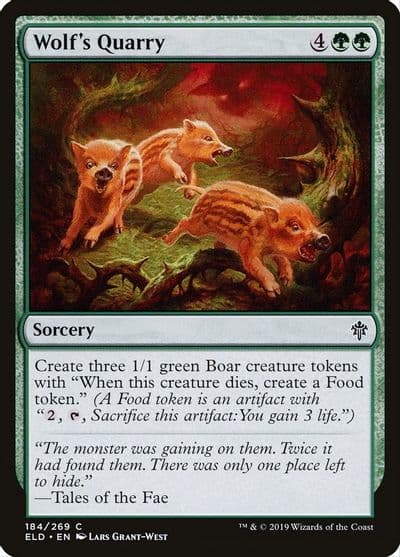 Wolfs Quarry Throne of Eldraine Magic card